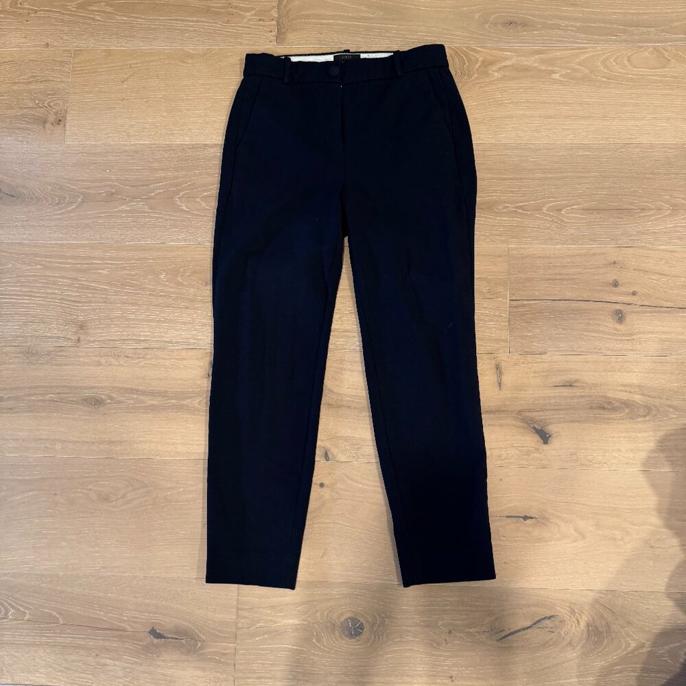 J.Crew High-rise Cameron pant in four-season stretch Size 4 Navy Ankle Length